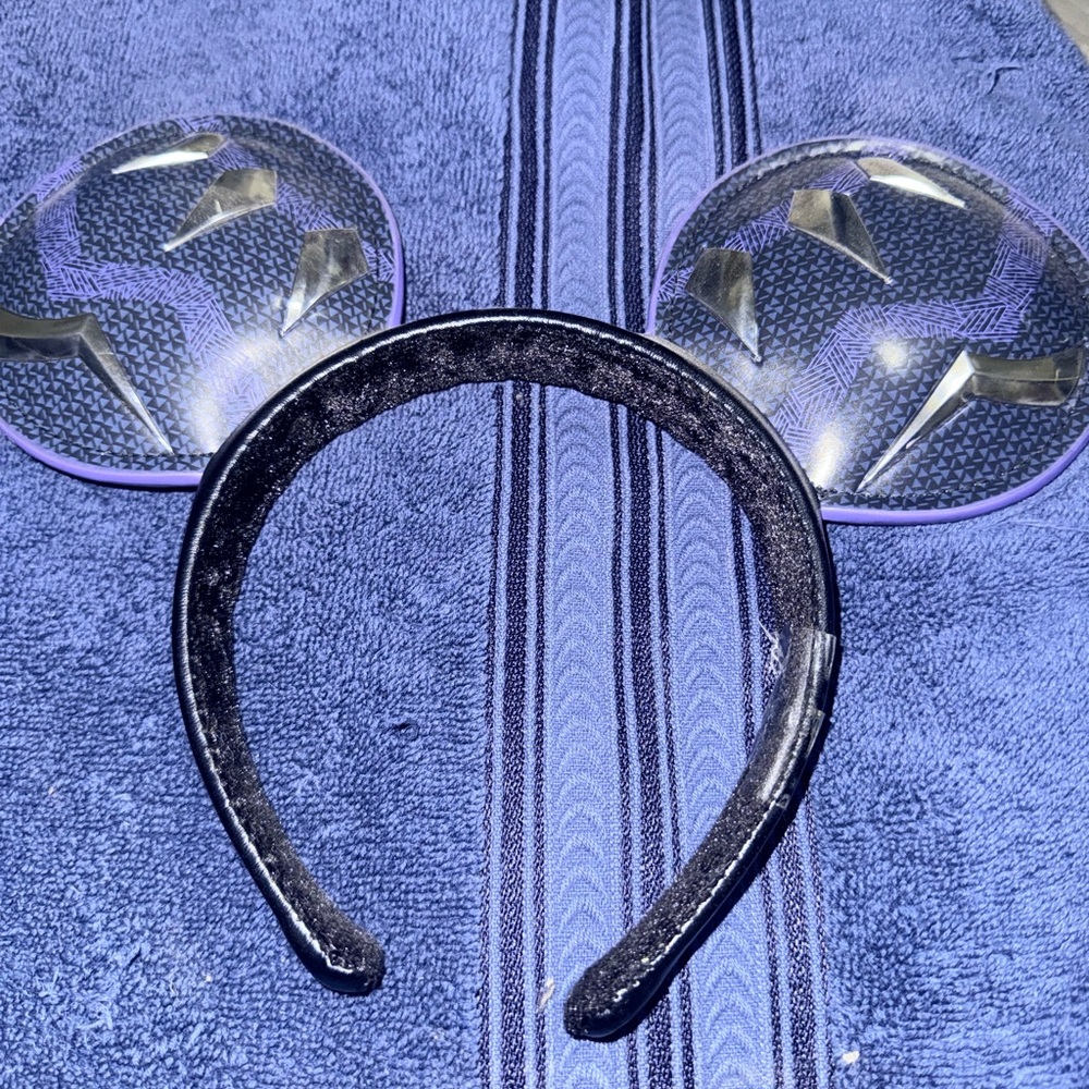 Purple and Black Kids Headband